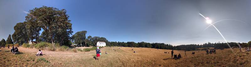 Eclipse panorama